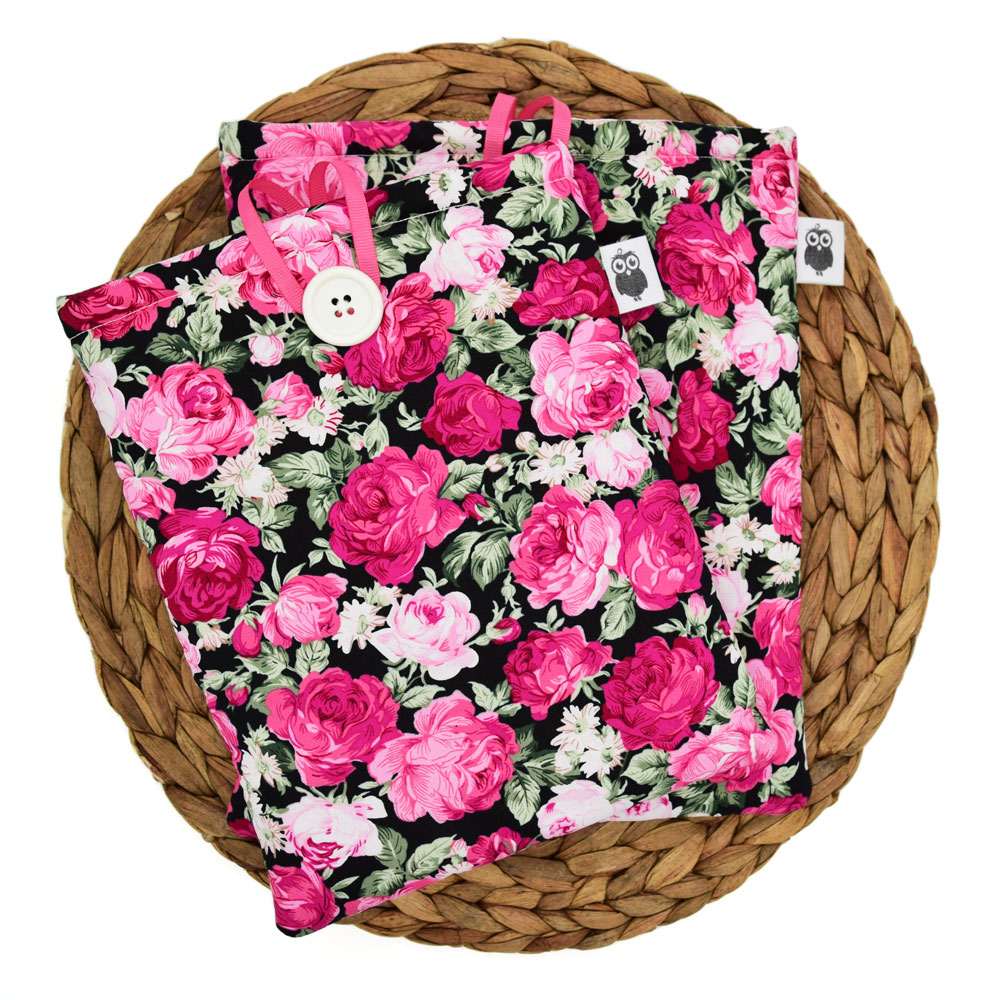 FANCYOWL_thiki-vivliou-rose-garden-1 Θήκη βιβλίου Rose Garden